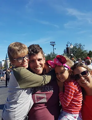 Ricardo Ziegler com a família